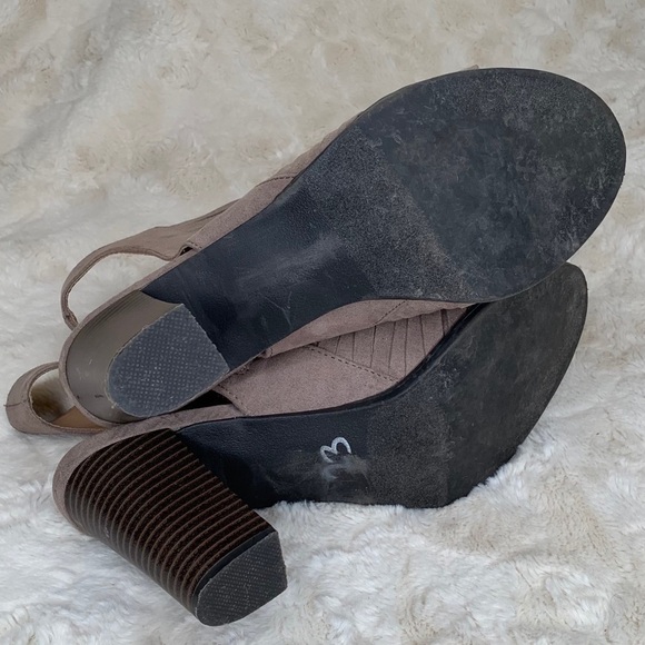 Report Potts Heels Open Toe Zip heel booties size 11 - Picture 7 of 8